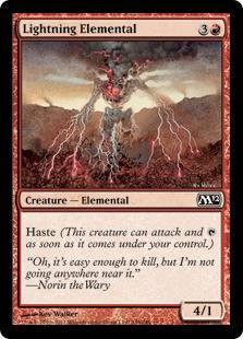 Mtg : 4x M12 Lightning Elemental