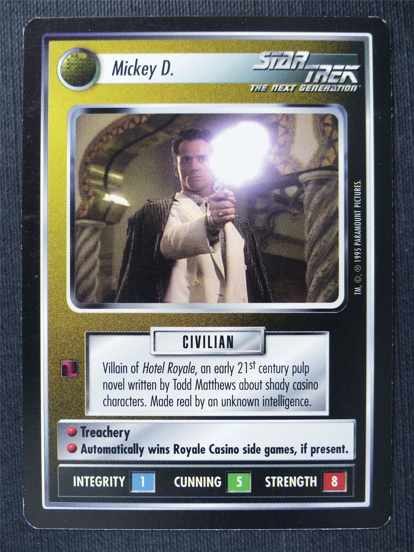 Mickey D. - NG - Star Trek Cards #15X