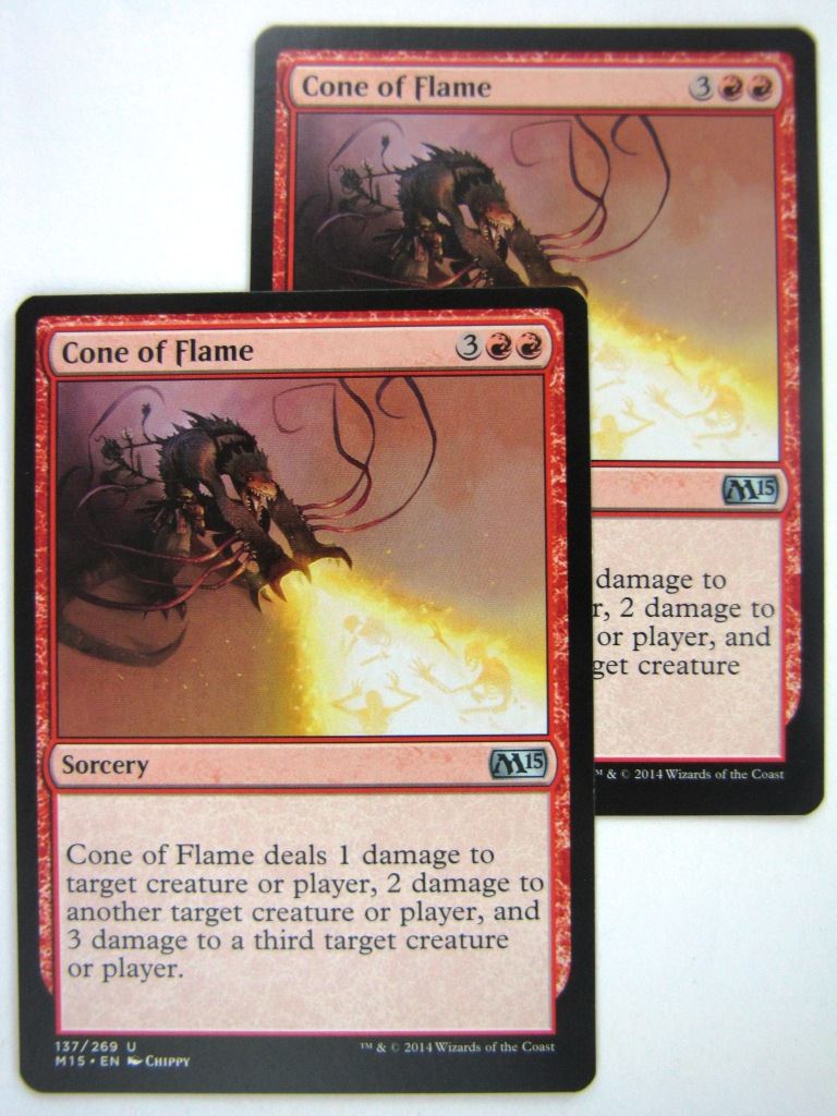 MTG Magic Cards: CONE OF FLAME x2 # 8E97