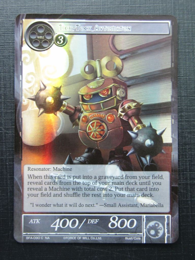 Force of Will Cards: TICK-TOCK AUTOMATON FOIL NA # 22G92