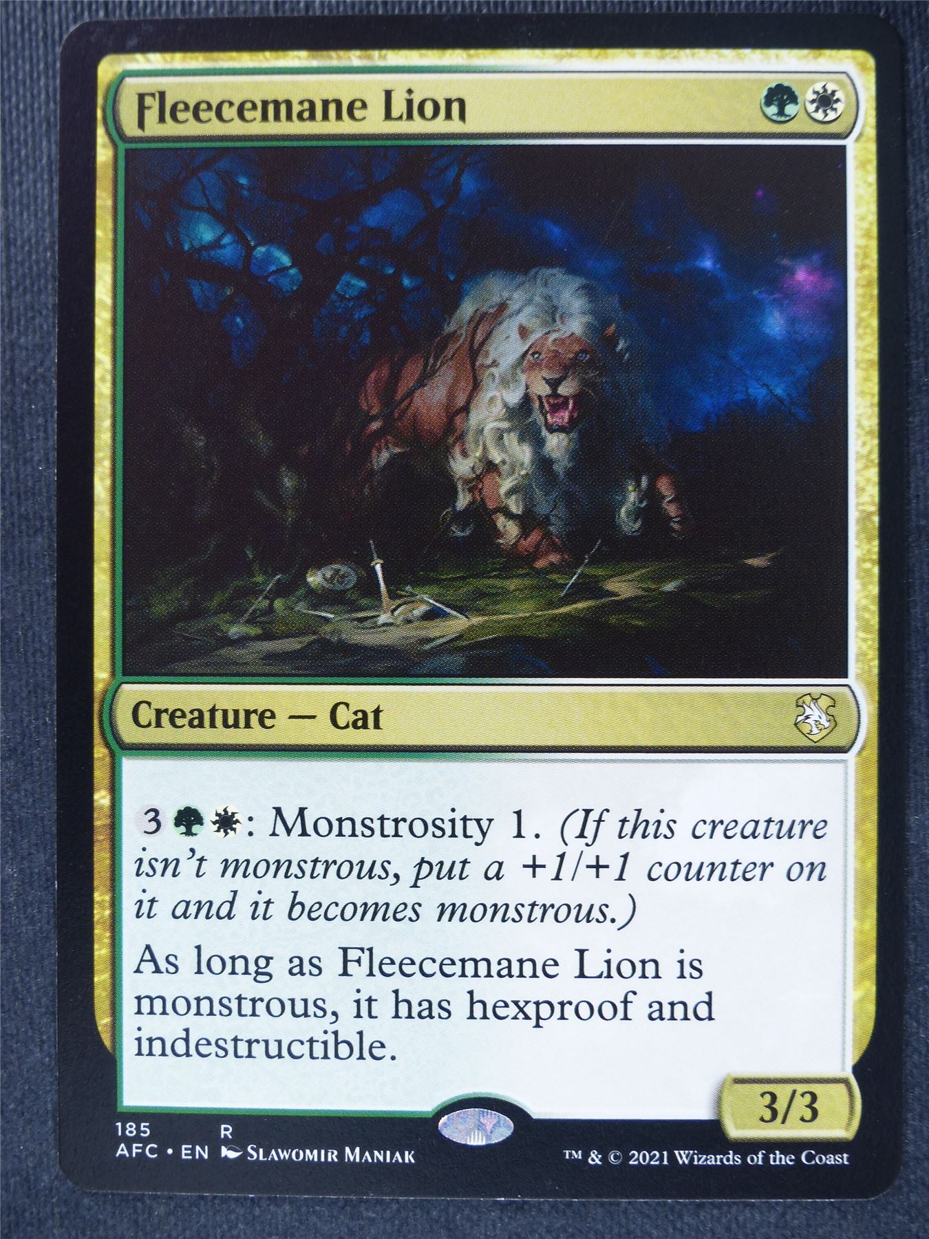 Fleecemane Lion - Mtg Magic Cards #1WG