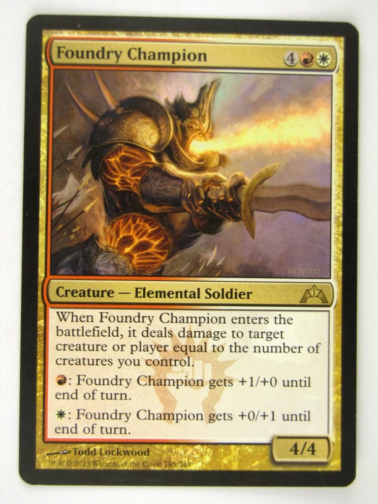 MTG played Cards: FOUNDRY CHAMPION # 13J44