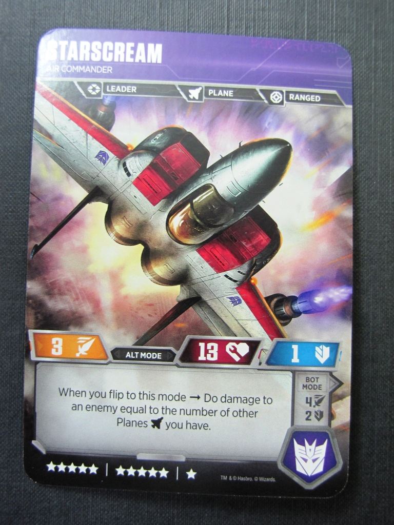 Starscream CT T37/T40 - Transformers Cards # 7C42