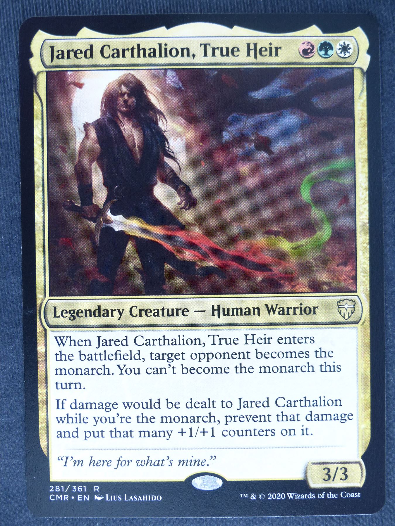 Jared Carthalion True Heir - Mtg Magic Cards #B2