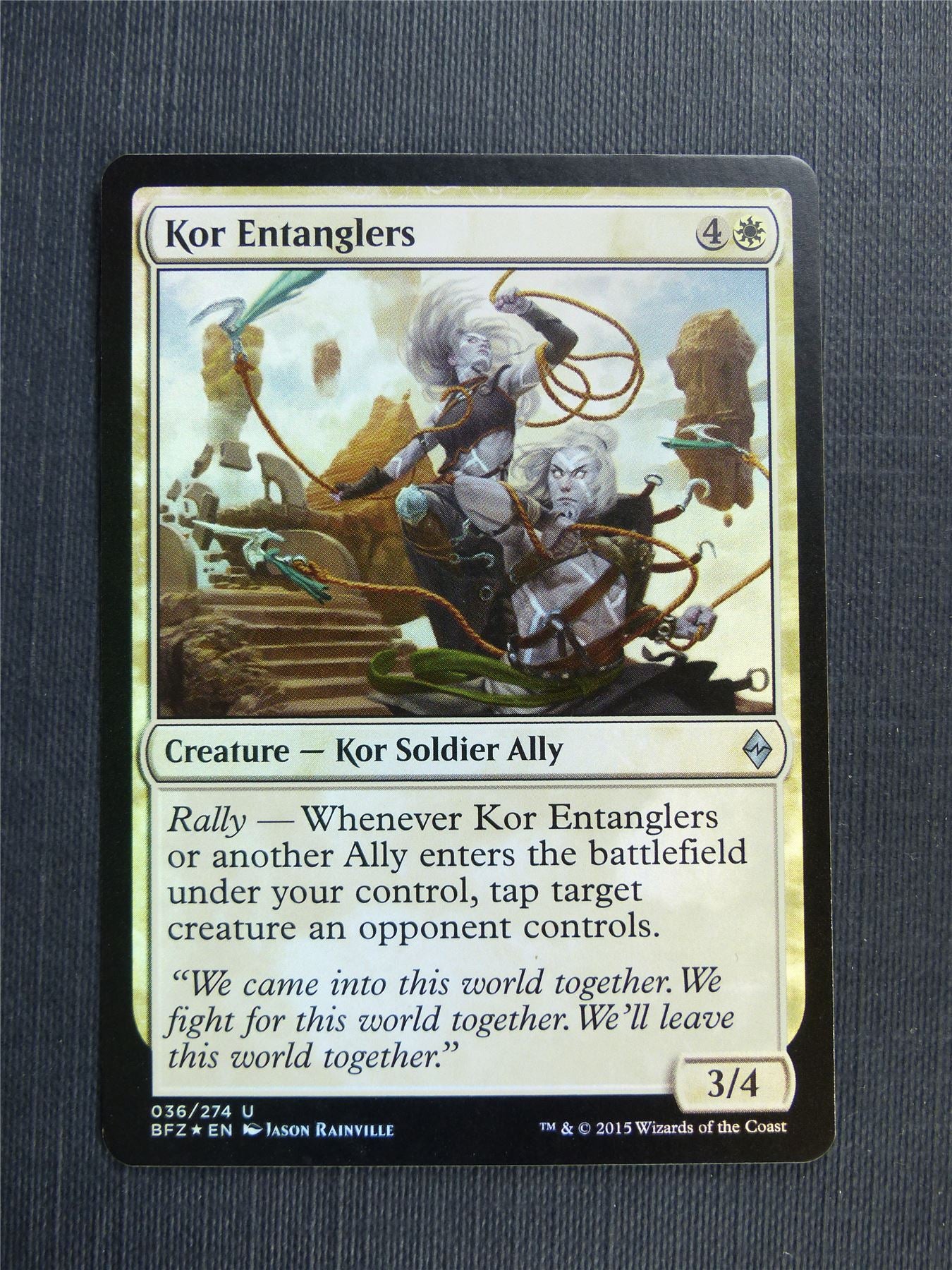 Kor Entanglers Foil - Mtg Magic Cards #54W
