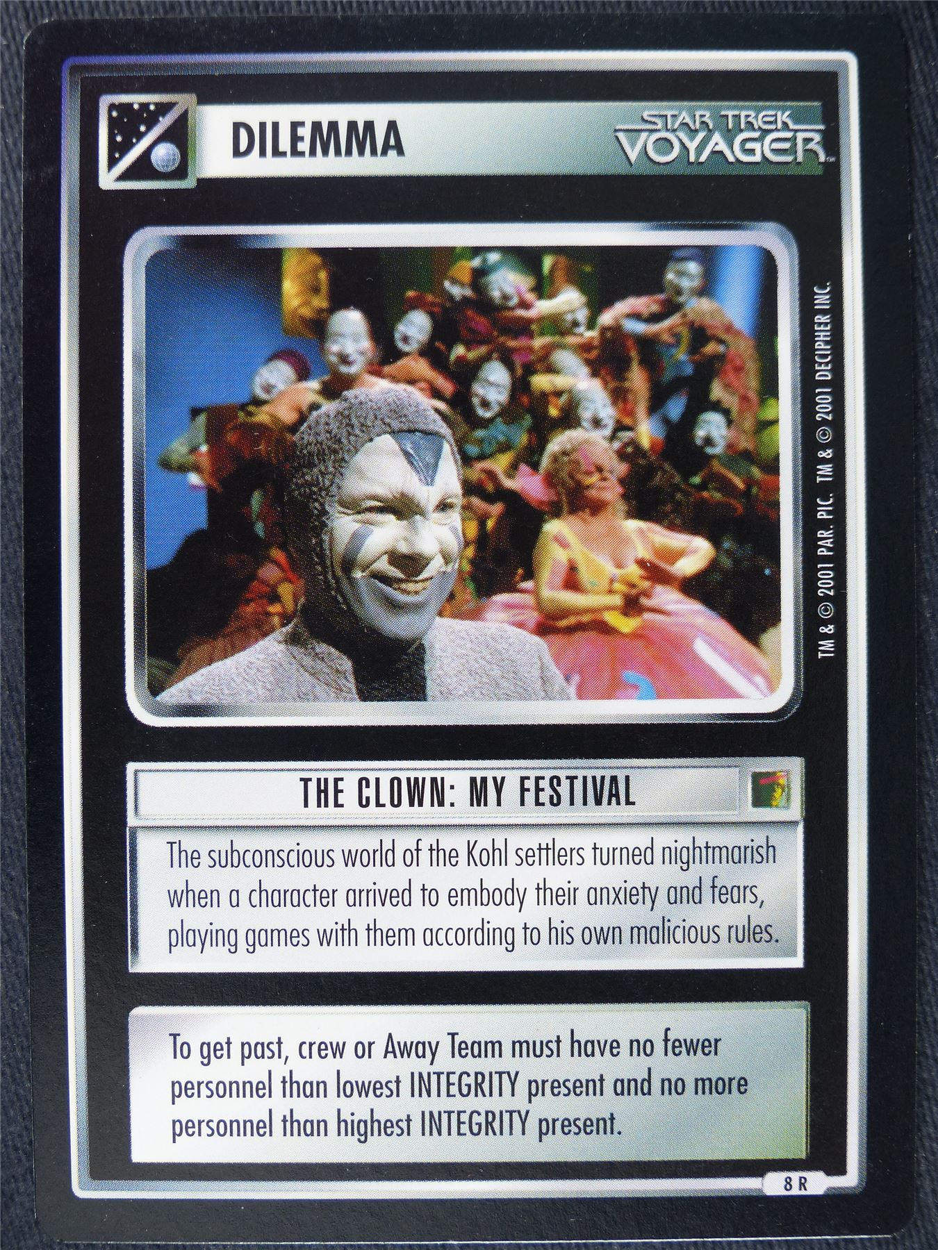 The Clown: My Festival 8 R - Voyager - Star Trek Cards #LW