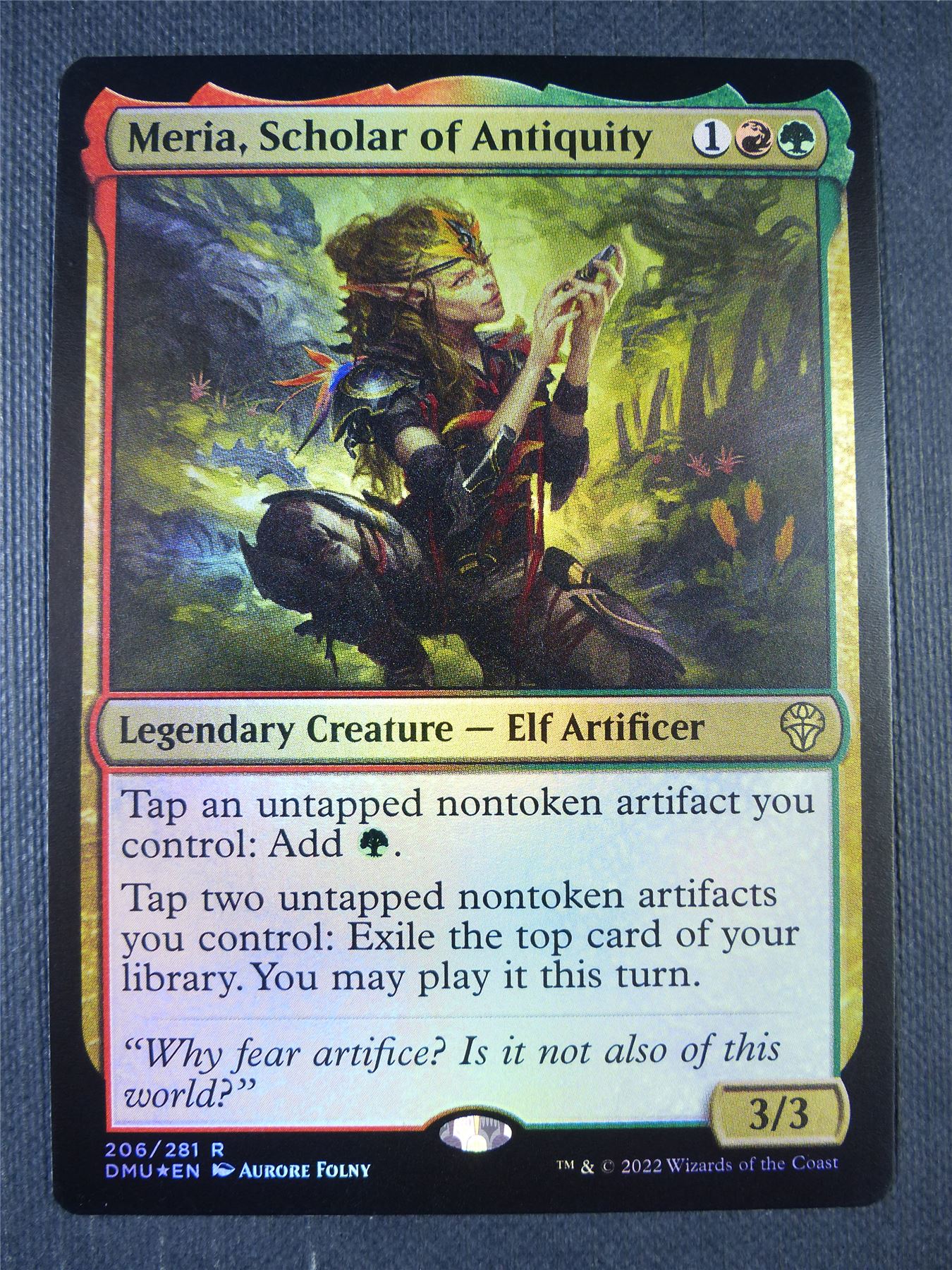 Meria Scholar of Antiquity Foil - Dominaria United Mtg Card #7EP