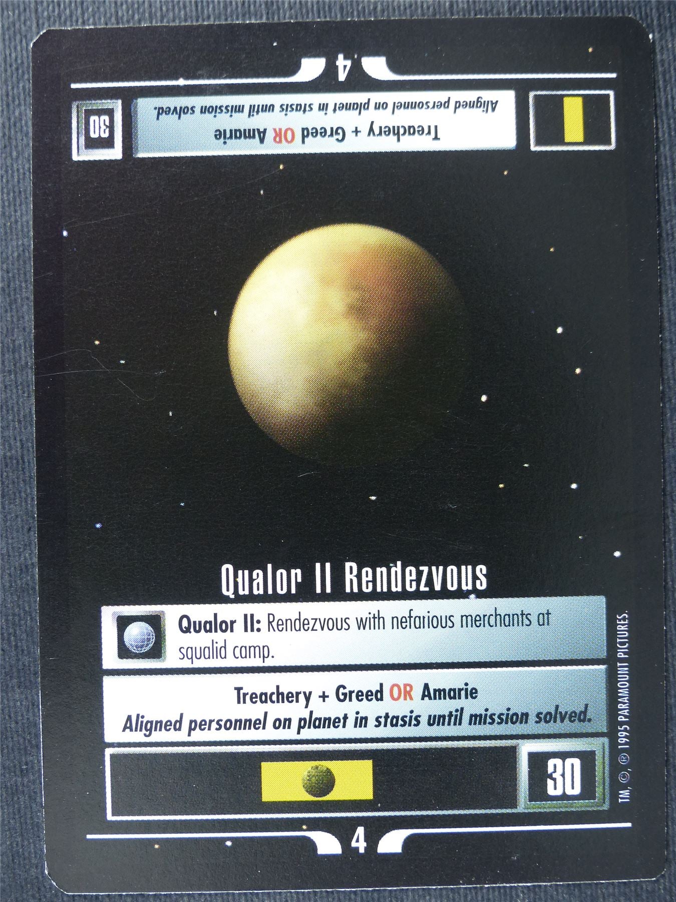 Qualor II Rendezous - Star Trek Cards #134