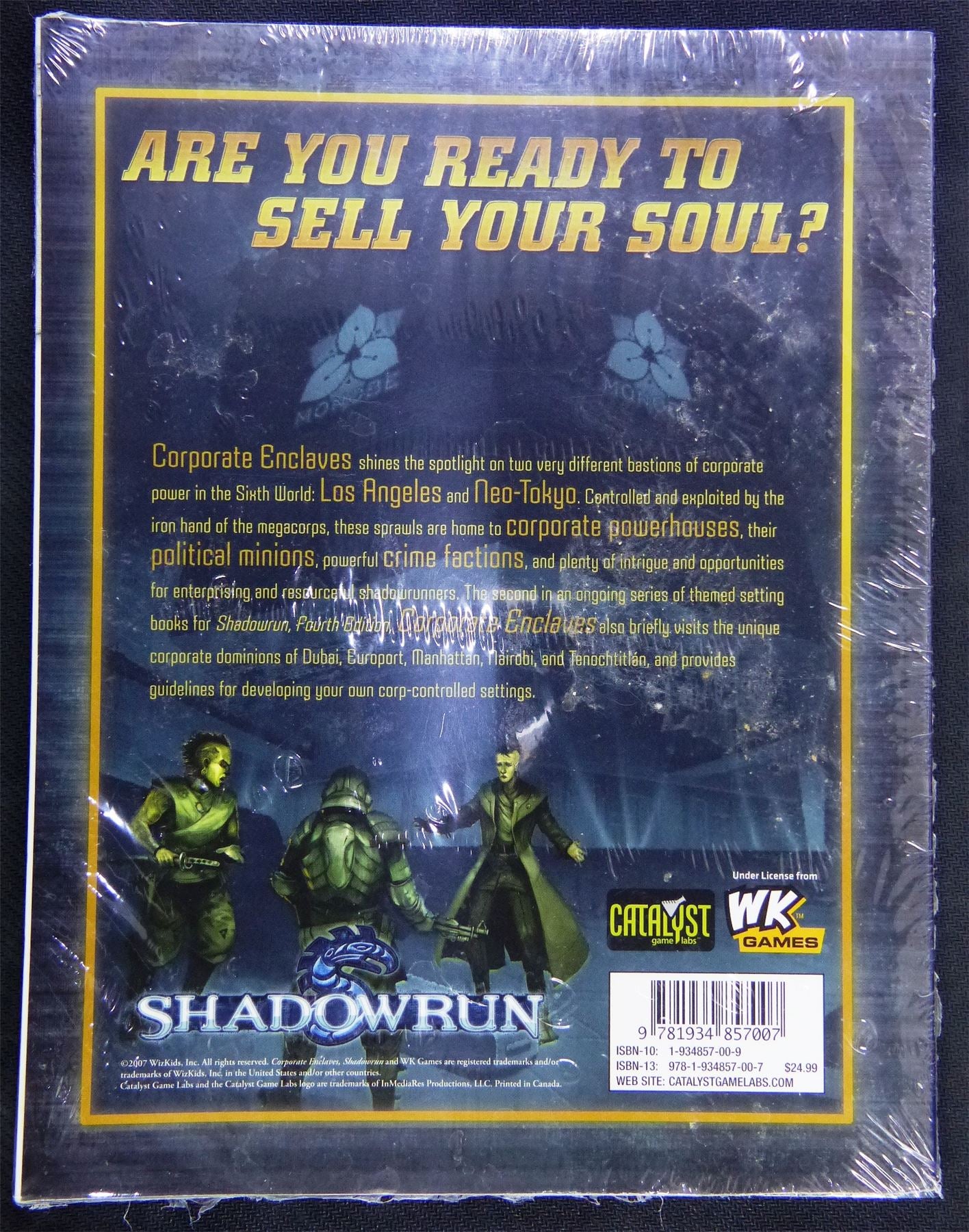 Shadowrun Core Setting - Corporate Enclaves - Roleplay - RPG #19F
