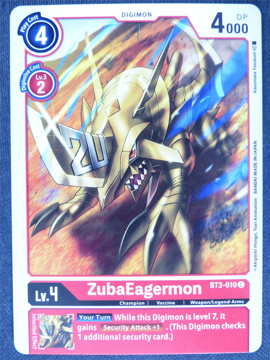 ZubaEagermon BT3-010 C - Digimon Cards #17