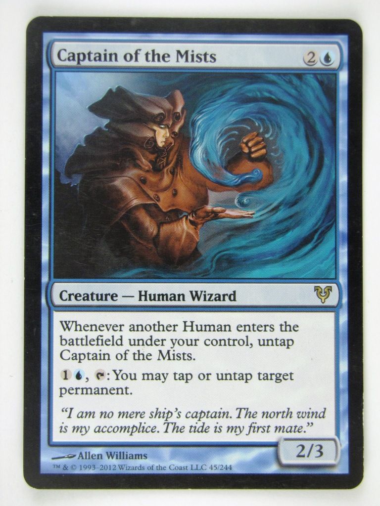 MTG played Cards: CAPTAIN OF THE MISTS # 13F77