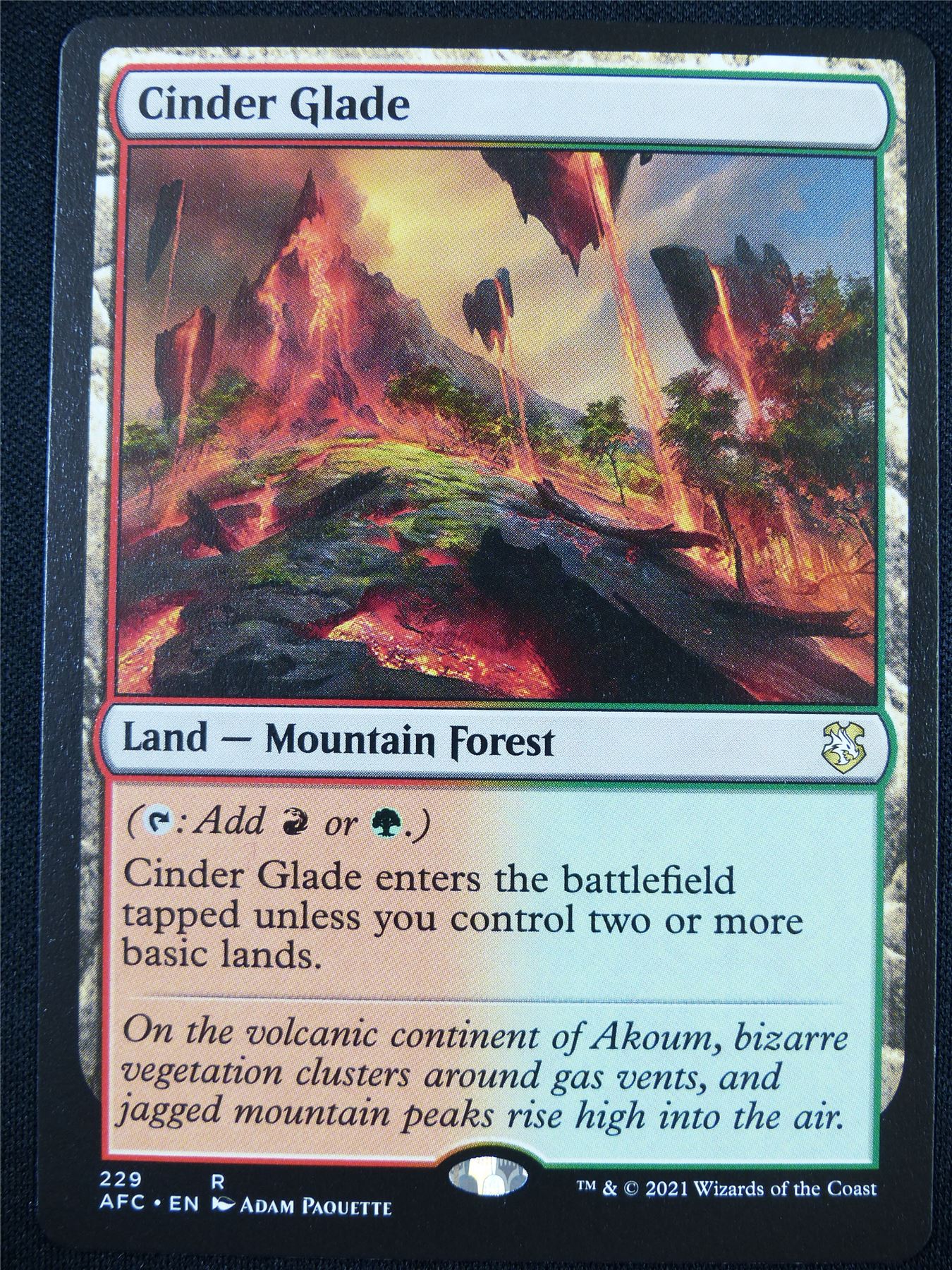 Cinder Glade - AFC - Mtg Card #OE