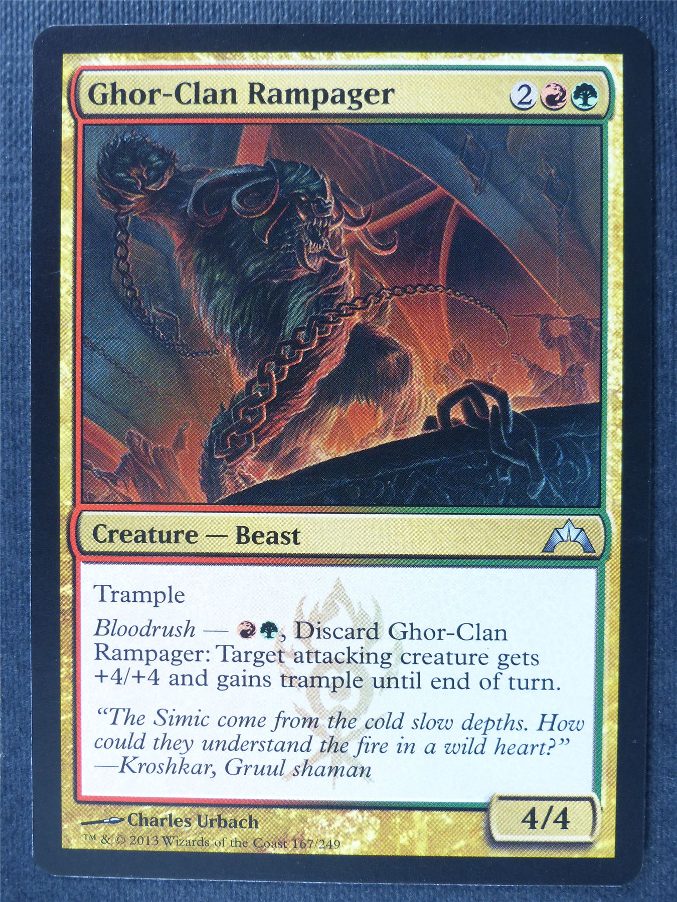 Ghor-Clan Rampager - Mtg Card #1PG