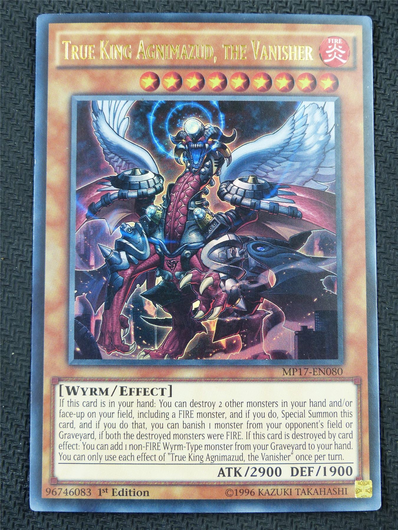 true king cards yugioh True King Agnimazud the Vanisher MP17 Ultra Rare