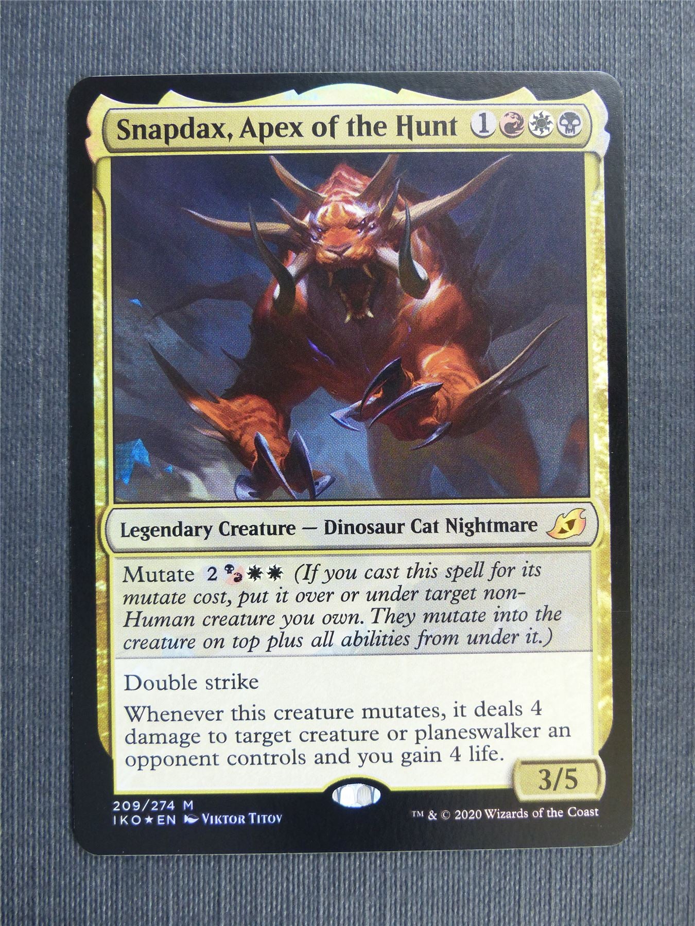 Snapdax Apex of the Hunt Foil - IKO Mtg Card