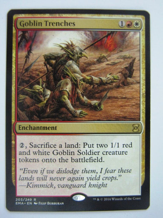 MTG Magic Cards: Eternal Masters: GOBLIN TRENCHES # 12A13