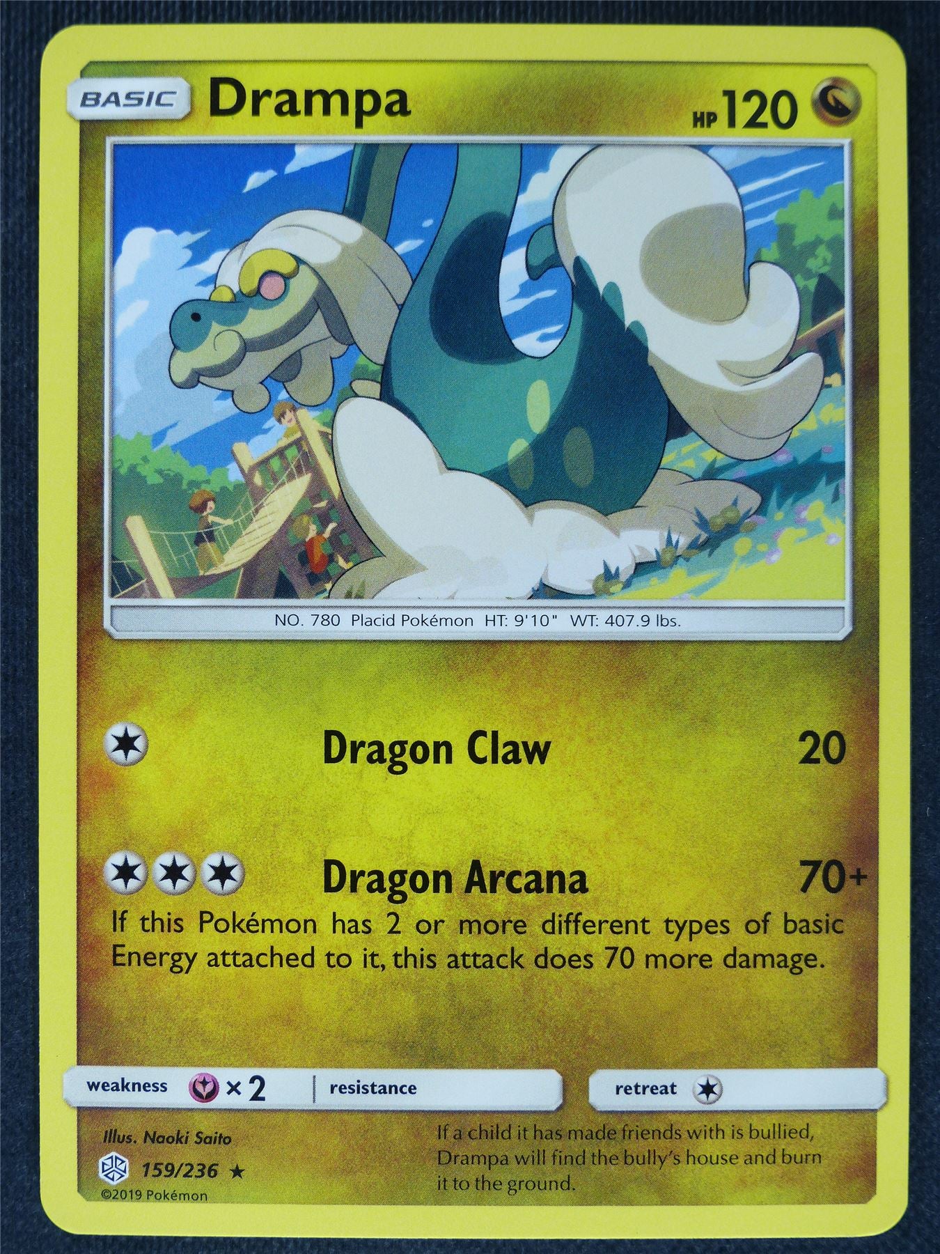 Drampa 159/236 - Pokemon Cards #CS Archeron Drampa 159/236 - Pokemon Cards #CS Archeron