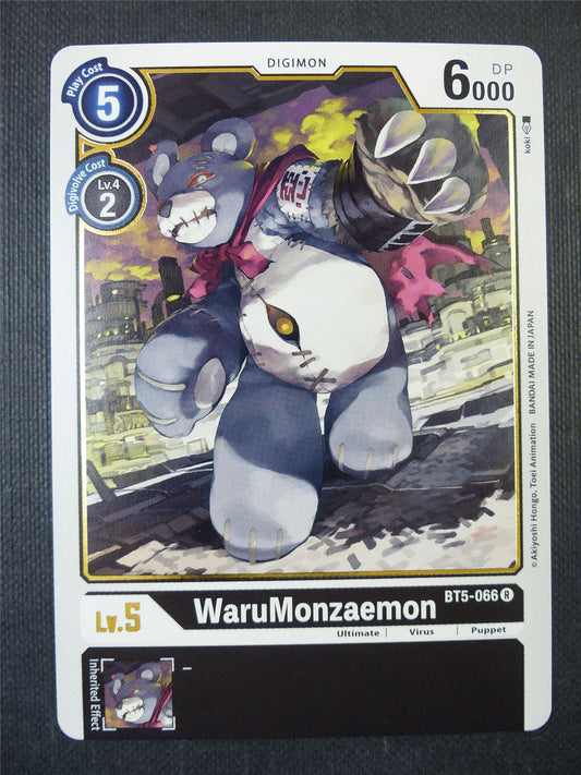 WaruMonzaemon BT5-066 R - Digimon Card #21G