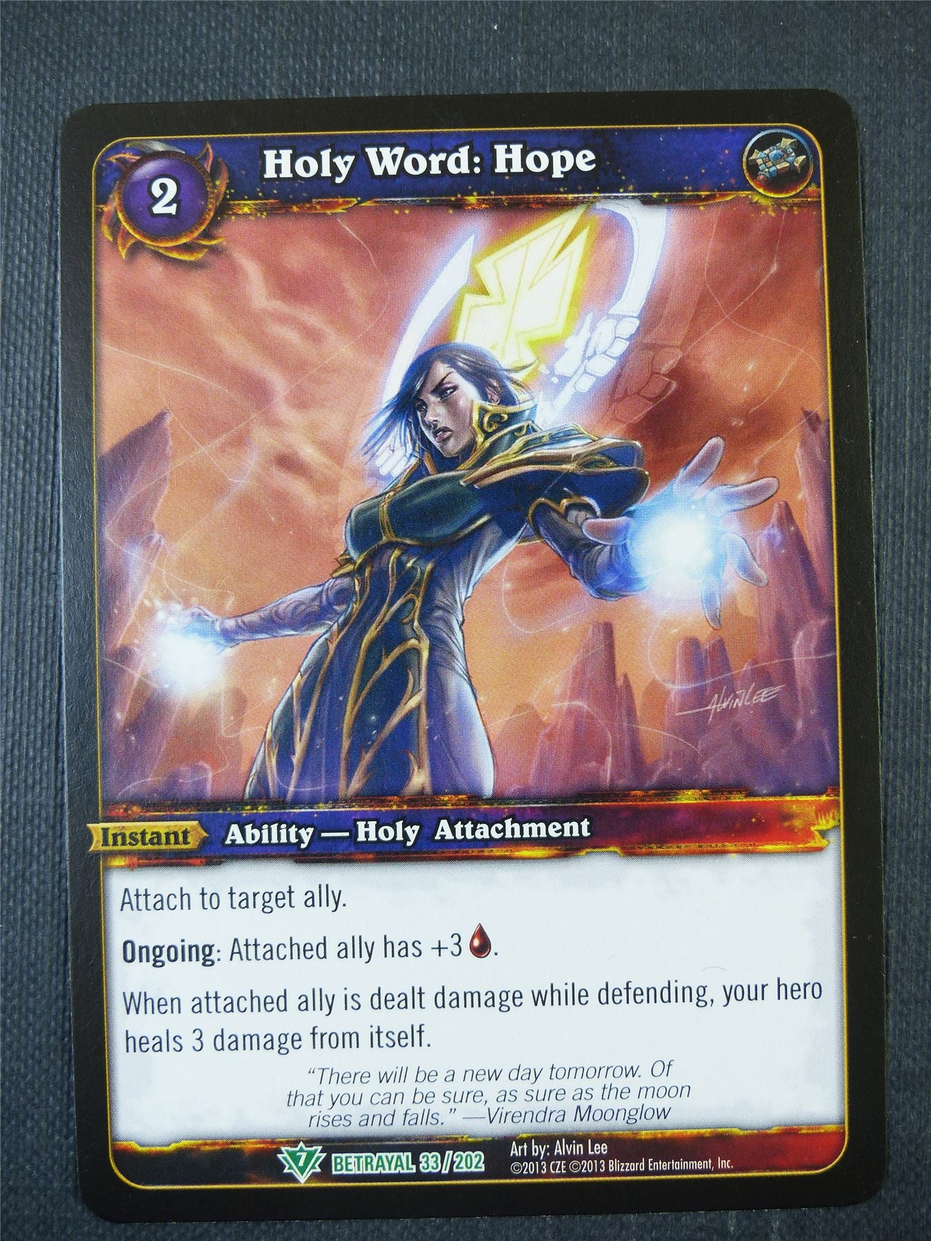 Holy Word: Hope 33/202 - WoW Card #1AL