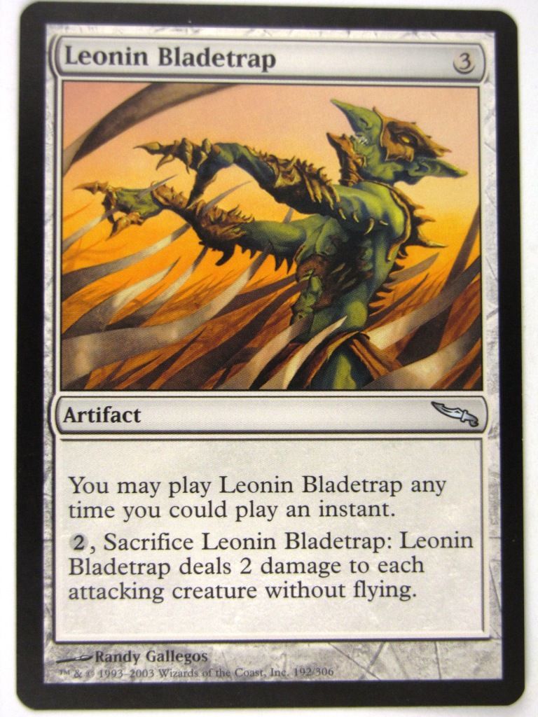 MTG Magic: the Gathering Cards: LEONIN BLADETRAP: MRD