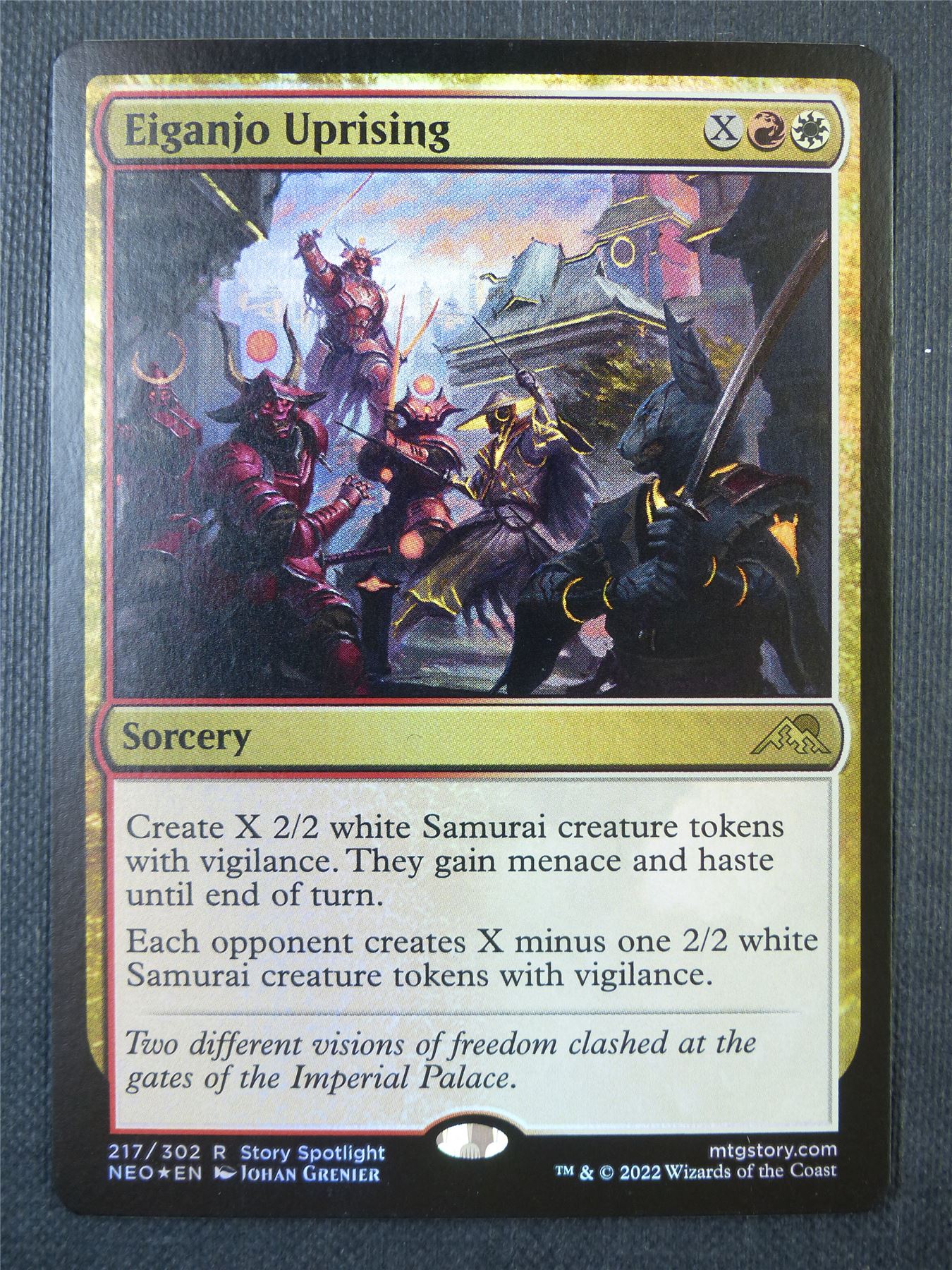 Eiganjo Uprising Foil - Mtg Card #8QB