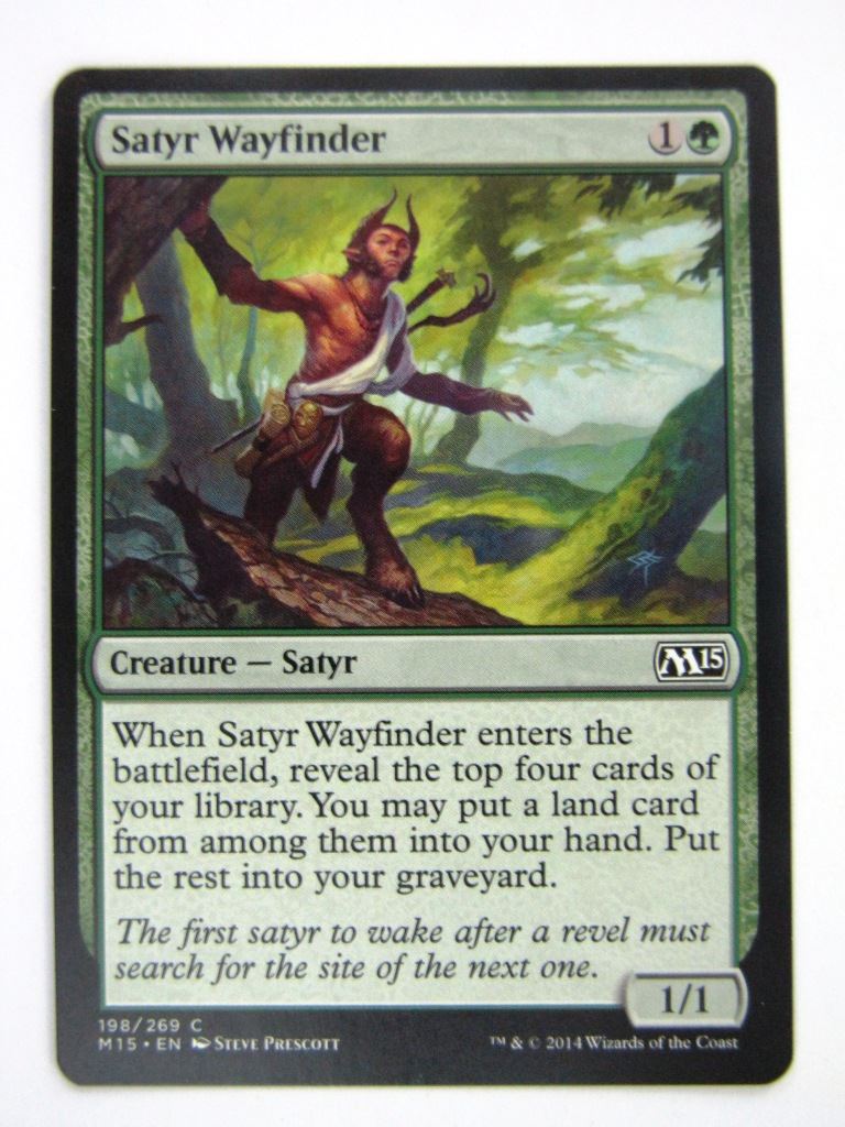 satyr mtg cards MTG Magic Cards: SATYR WAYFINDER # 8H59 – Archeron