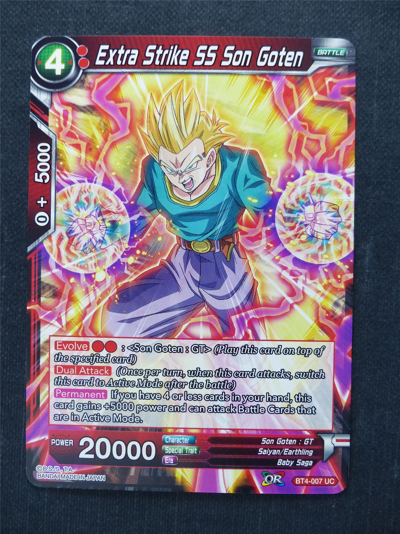Extra Strike SS Son Goten - Dragon Ball Super Cards #GZ