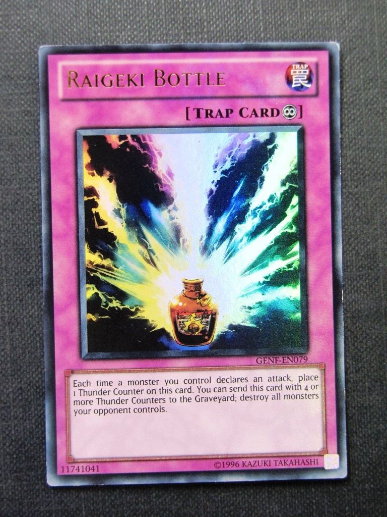raigeki yugioh card Raigeki Bottle GENF Ultra Rare