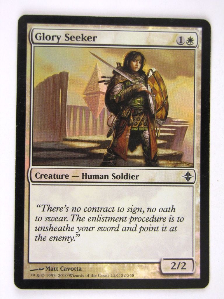 Mtg FOIL - GLORY SEEKER - played