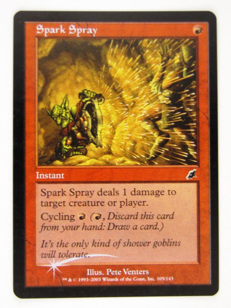 Mtg FOIL - SPARK SPRAY - played