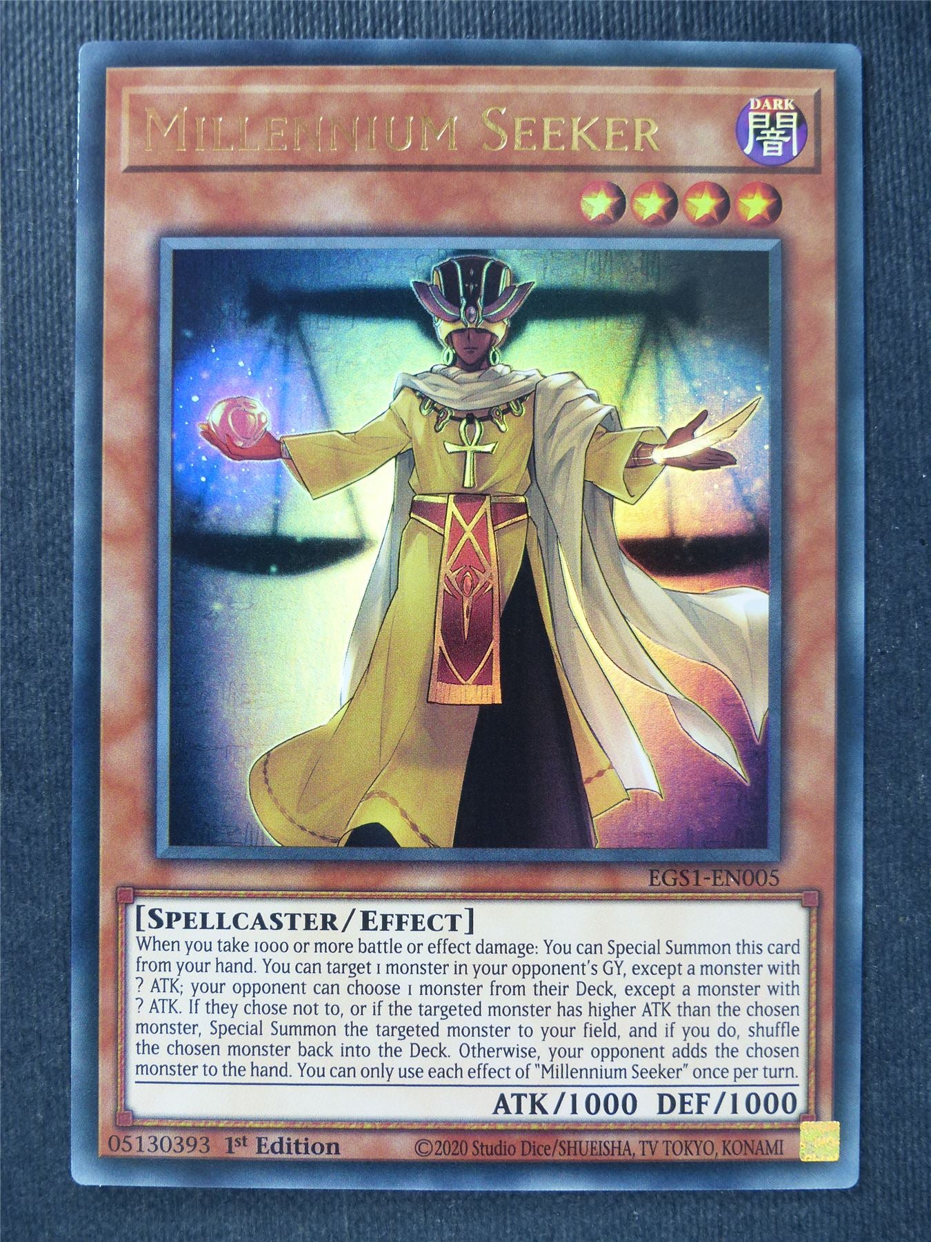 millennium cards yugioh Millennium Seeker EGS1 Ultra Rare - 1st ed