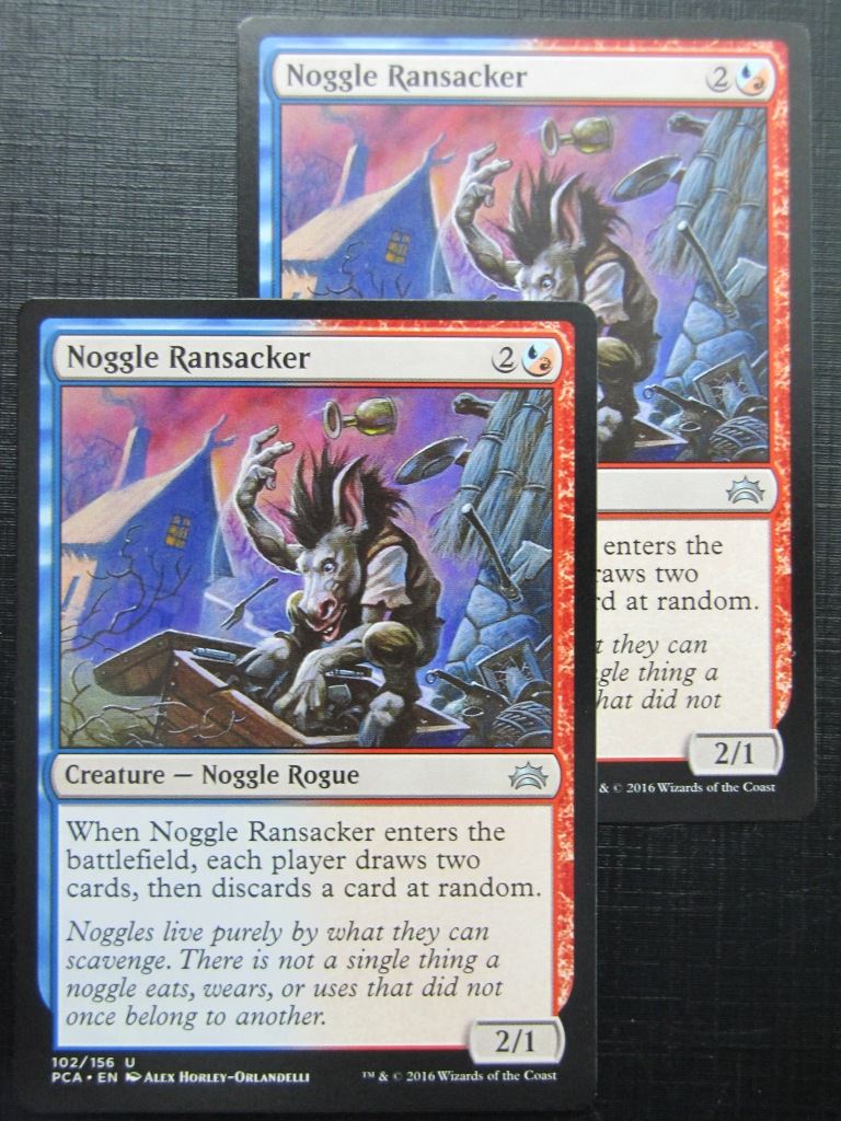 MTG Magic Cards: NOGGLE RANSACKER x2 # 26A47 Archeron MTG Magic Cards: NOGGLE RANSACKER x2 # 26A47 Archeron