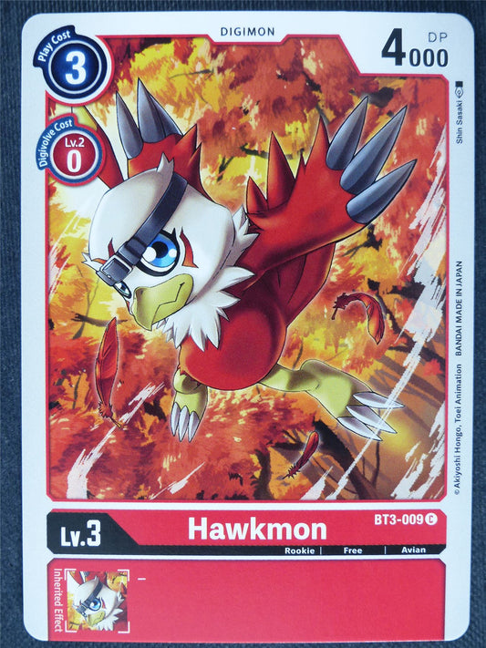 Hawkmon BT3-009 C - Digimon Cards #1D