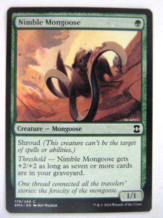 MTG Magic Cards: Eternal Masters: NIMBLE MONGOOSE # 12B94