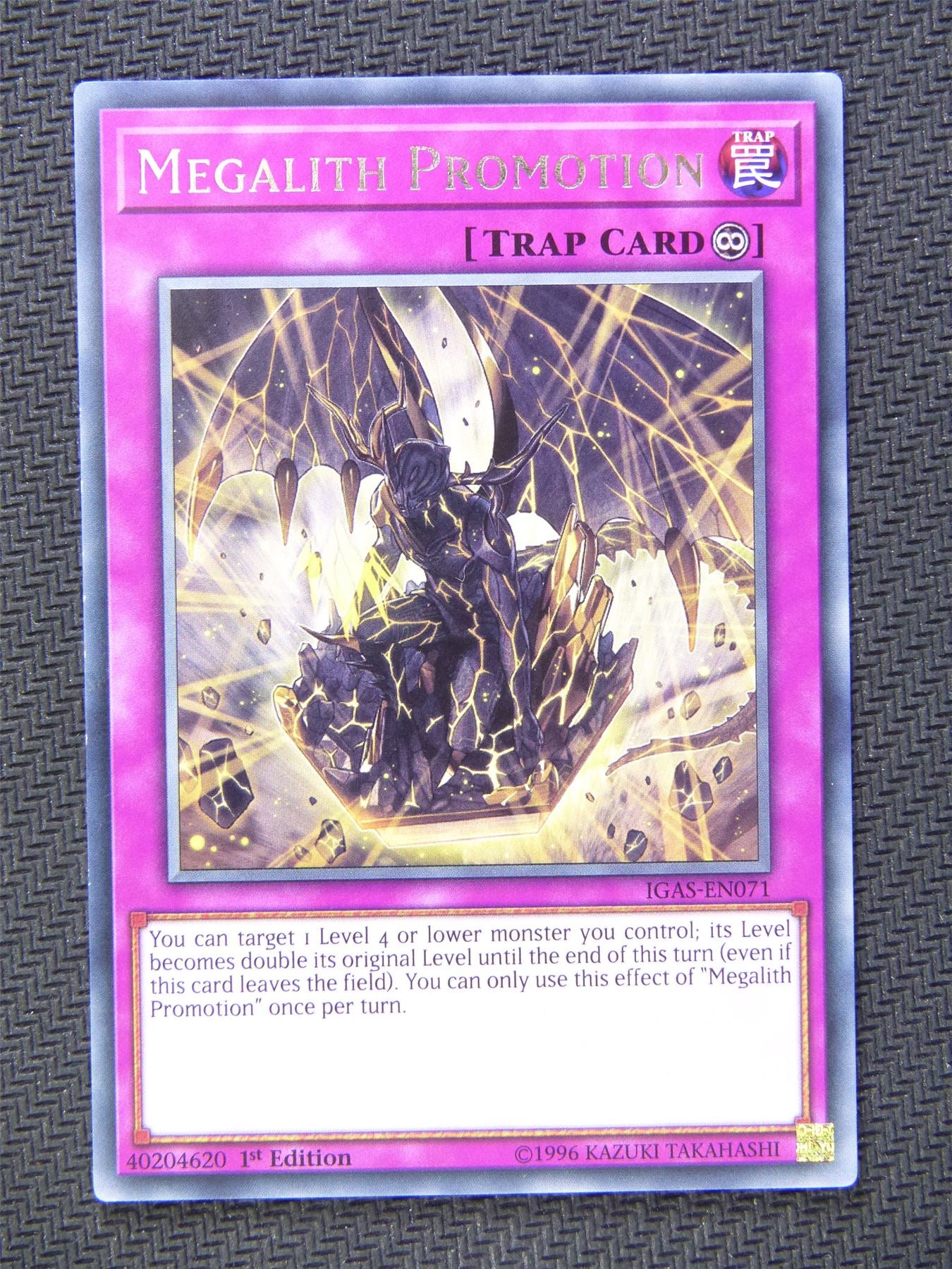 Megalith Promotion IGAS Rare 1st Ed