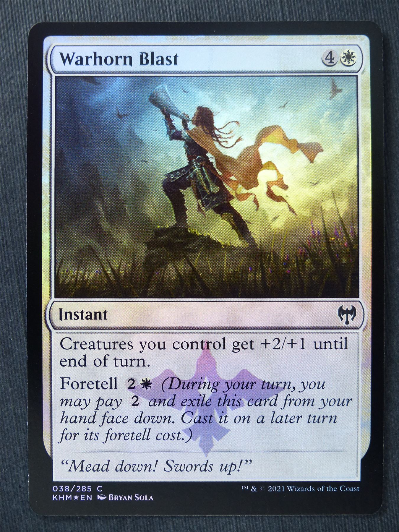 Warhorn Blast Foil - Mtg Magic Cards #XD