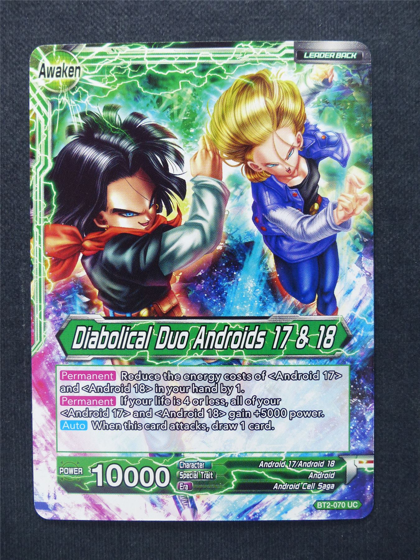 Diabolical Duo Androids 17 & 18 - Dragon Ball Super Cards #WQ