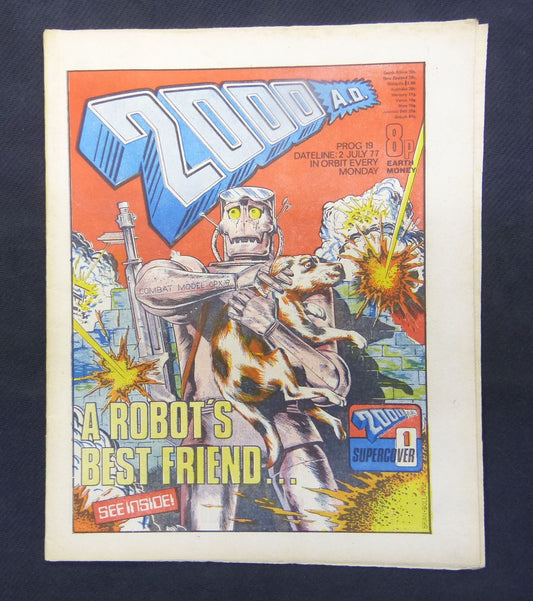 2000 AD Comic - Programme 19 - 2 Jul 1977 #MI