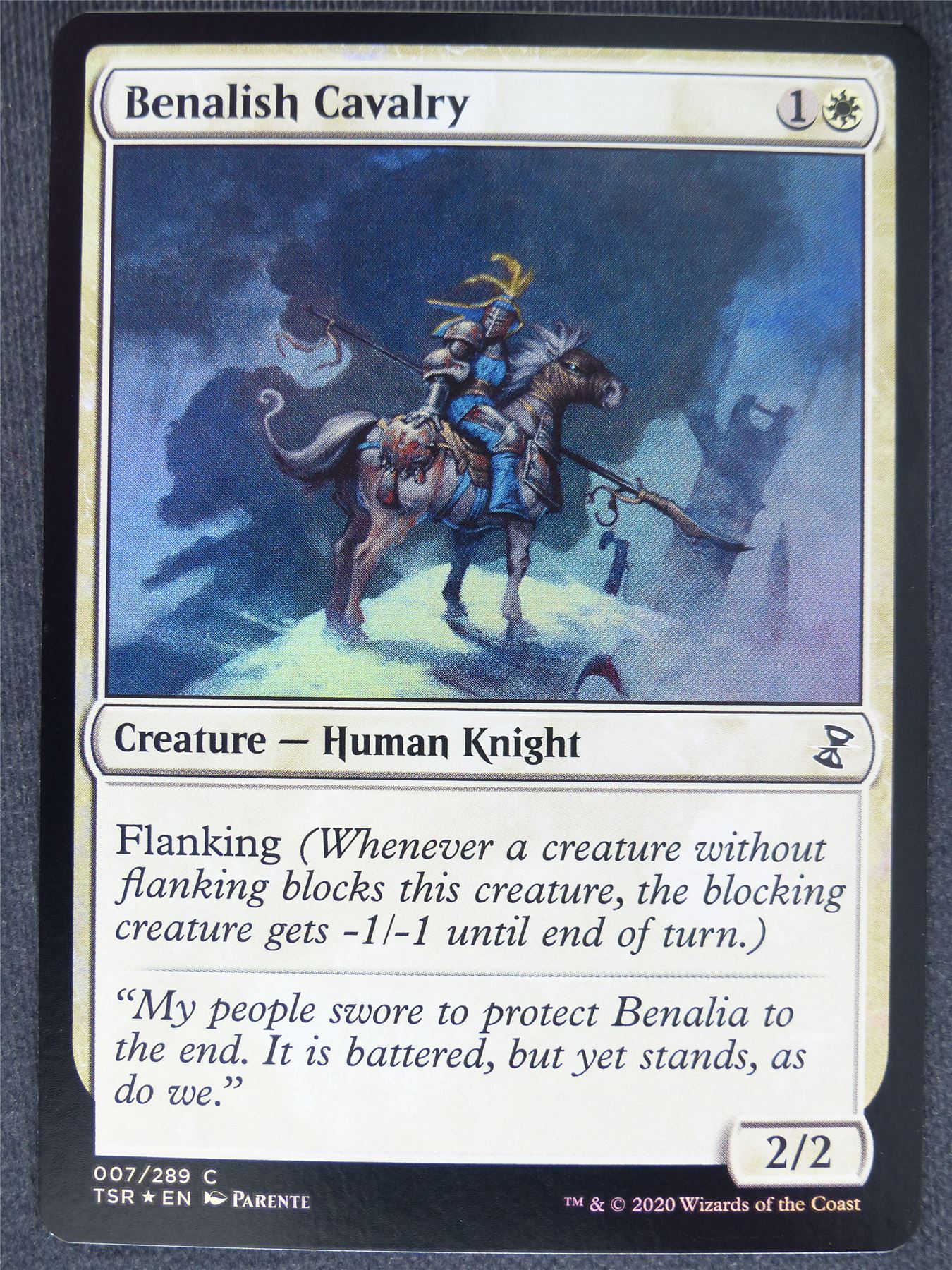 Benalish Cavalry Foil - Remastered - Mtg Magic Cards #Q2