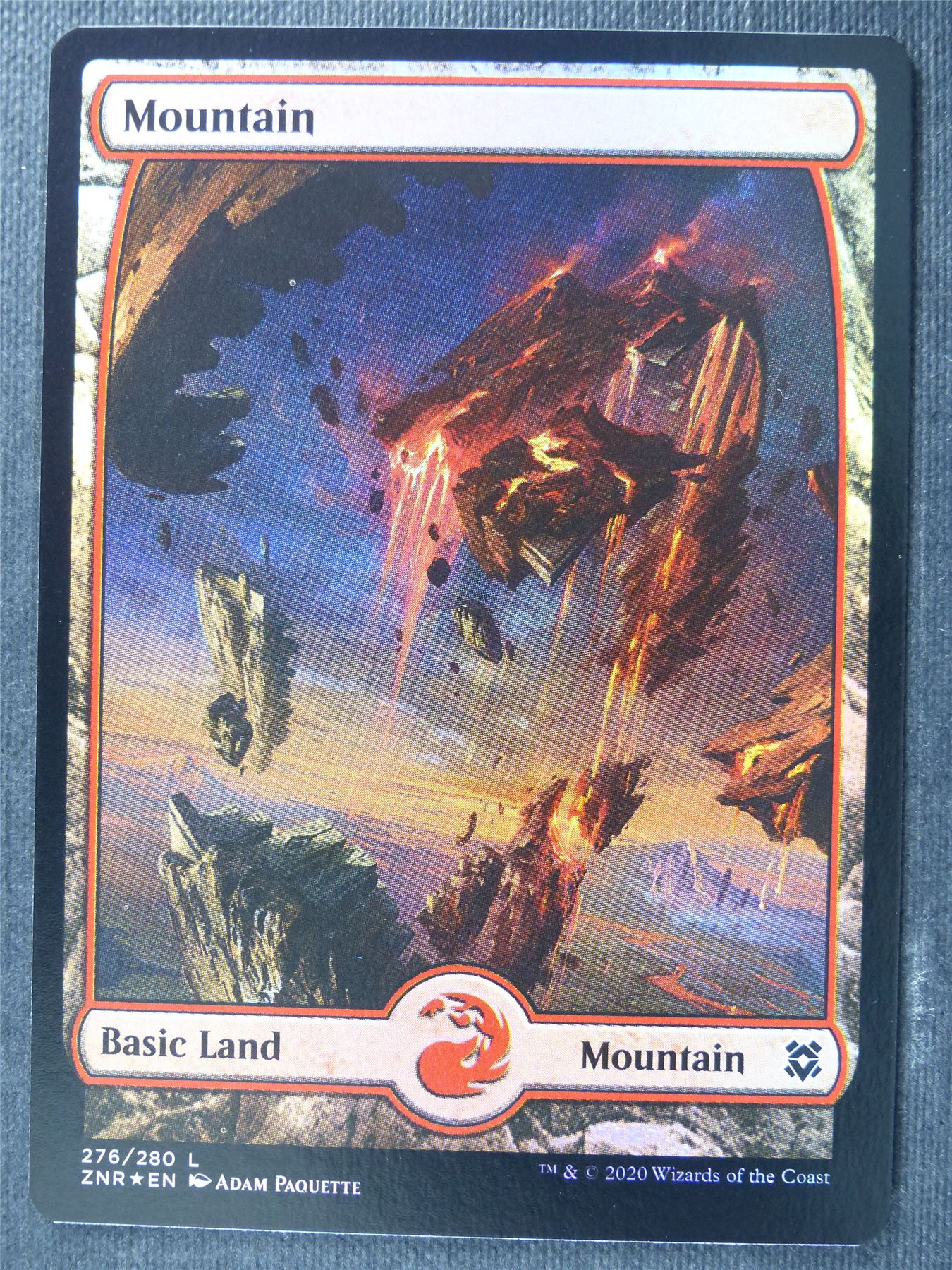 Mountain 276/280 Full Art Foil - Mtg Magic Cards #1CS
