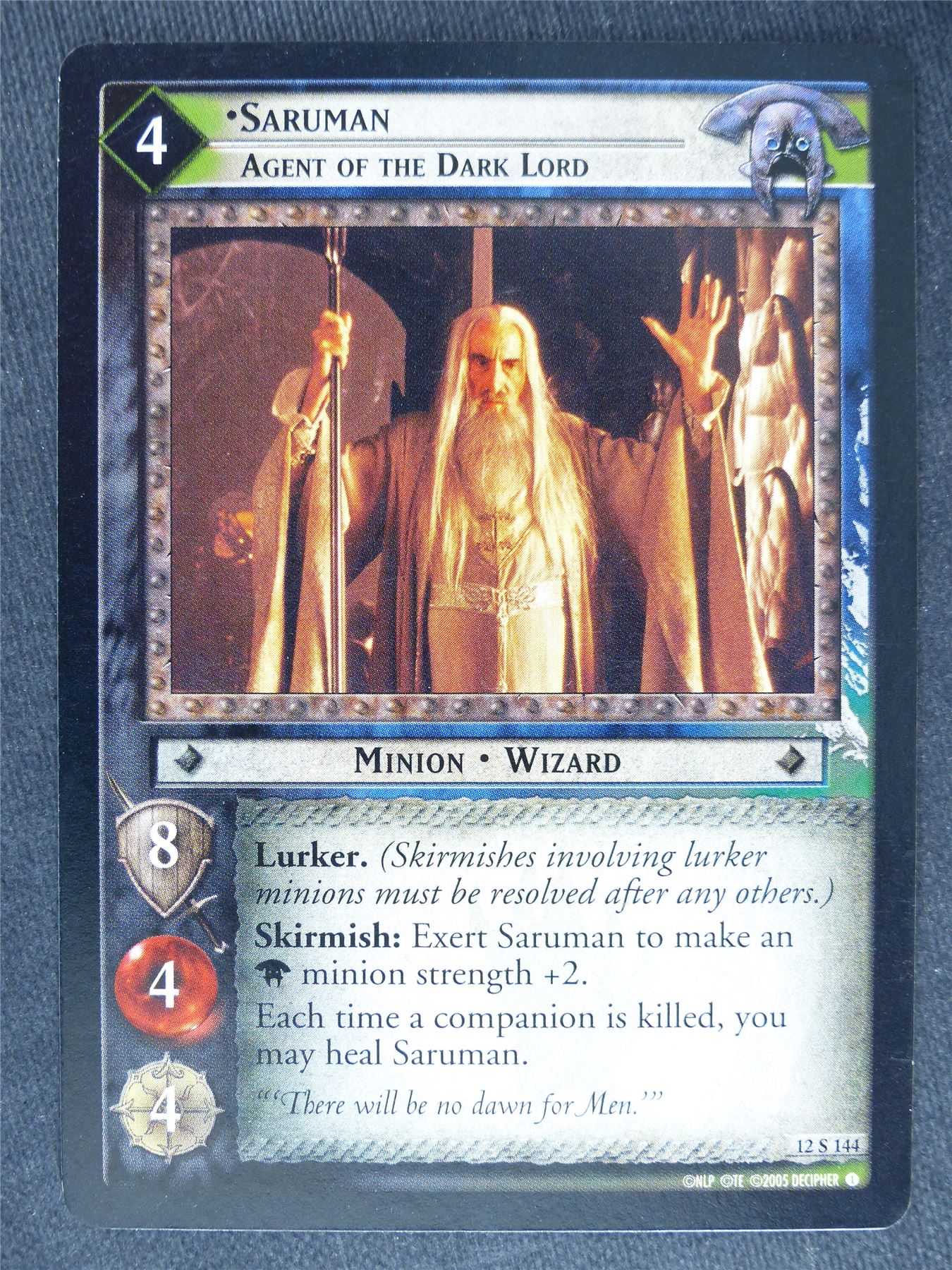 Saruman 12 S 144 - played - LotR Cards #L5