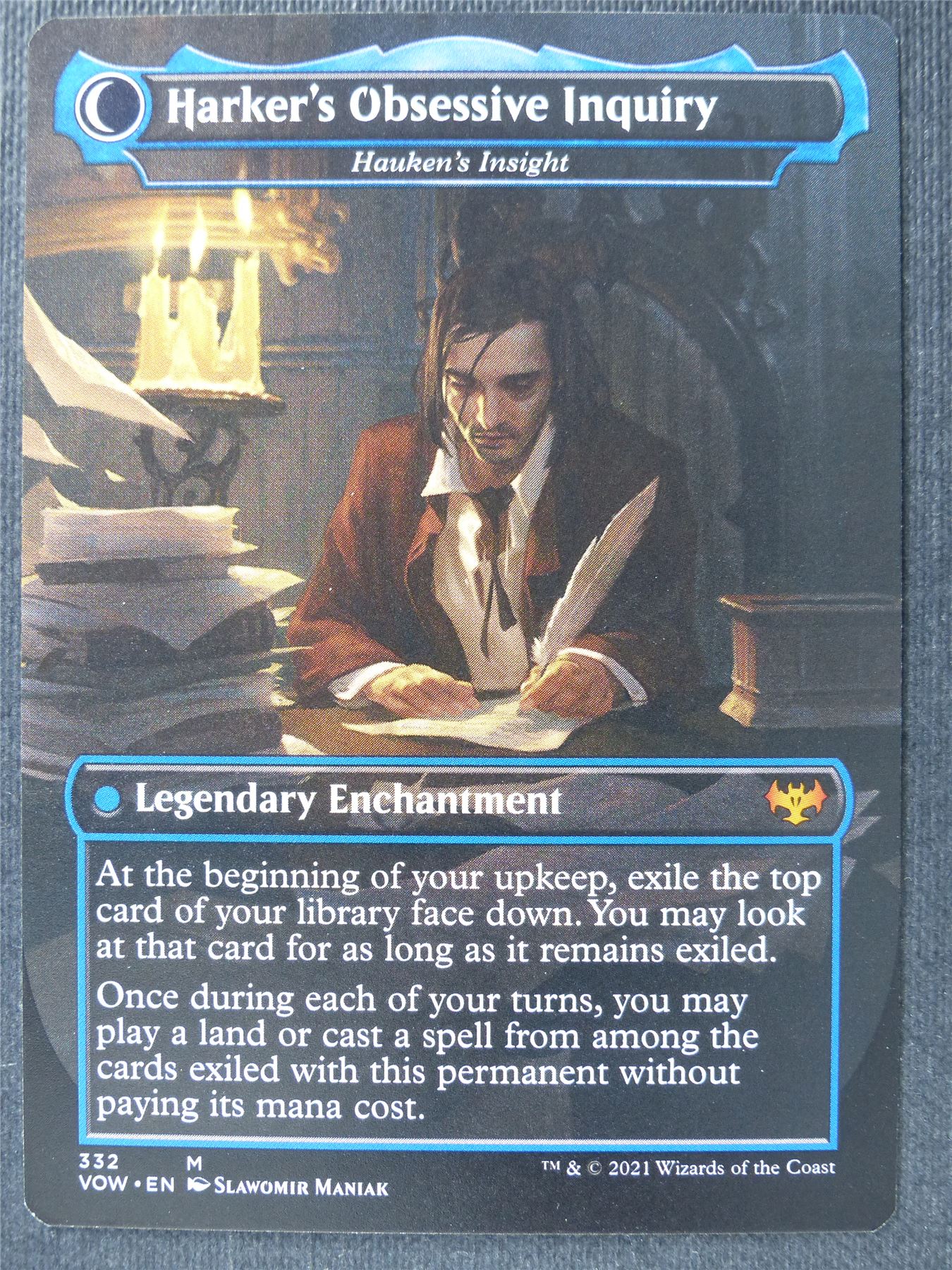 Jonathan Harker Showcase art - Crimson Vow - Mtg Card #2DL