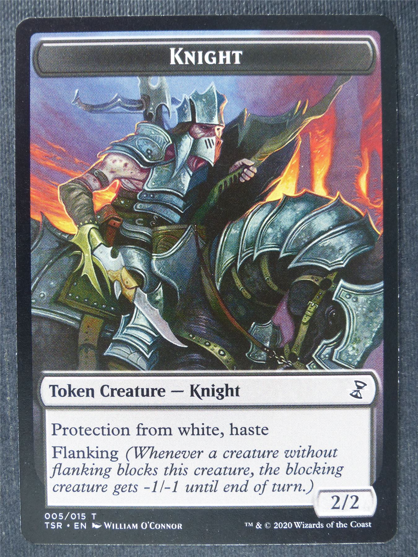 Knight Token - Mtg Magic Cards #6G