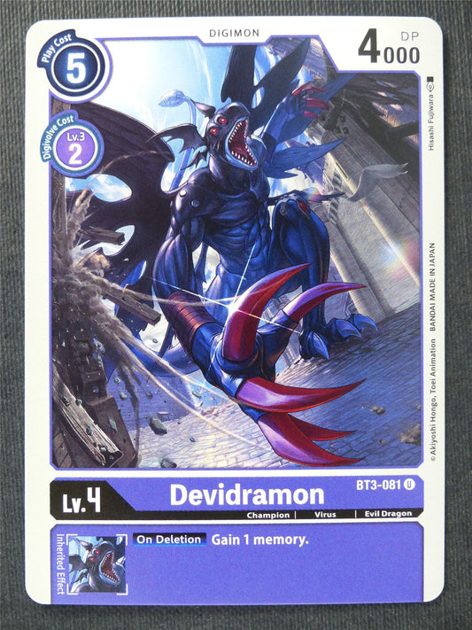 Devidramon BT3-081 U - Digimon Cards #S1
