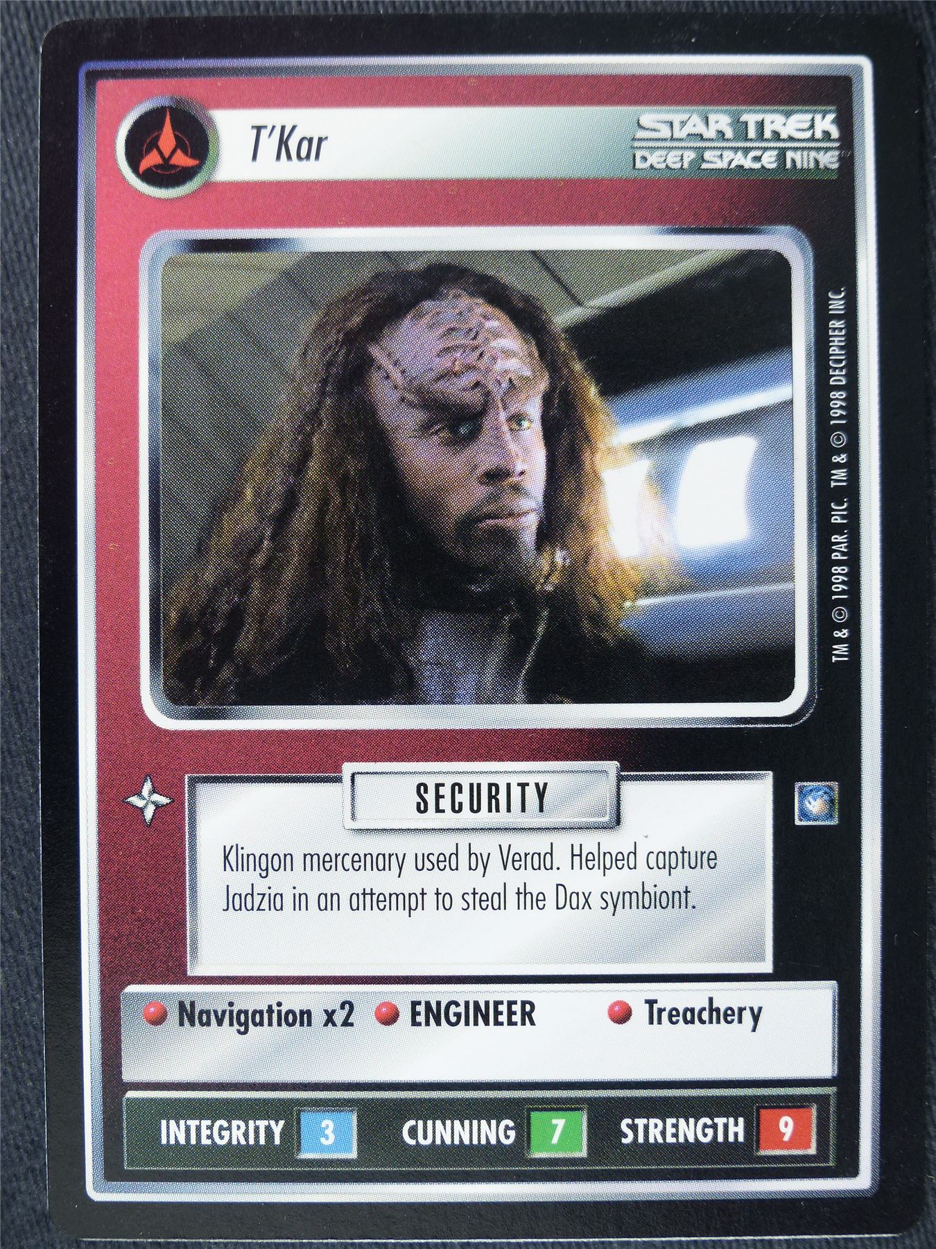 T'Kar - DS9 - Star Trek Cards #LI