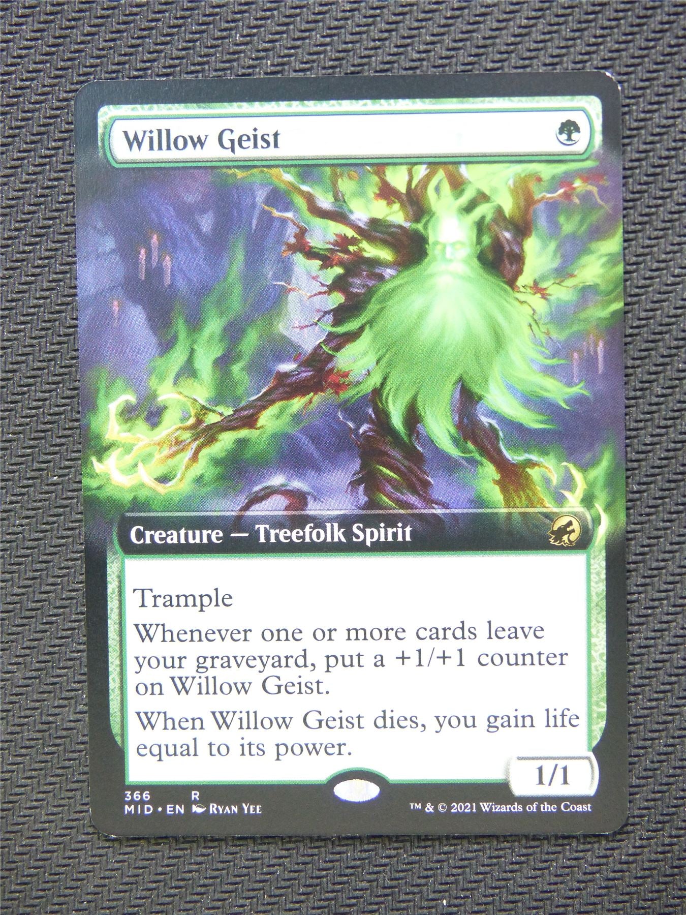 Willow Geist Extended Art - Innistrad - Mtg Card #3JP