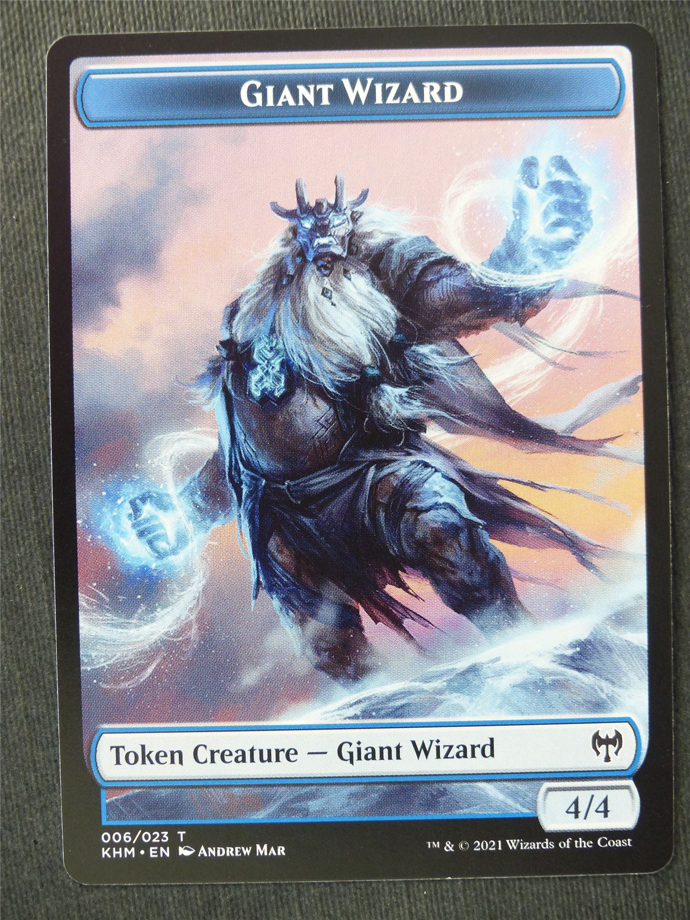 Giant Wizard Token - Mtg Magic Cards #VE