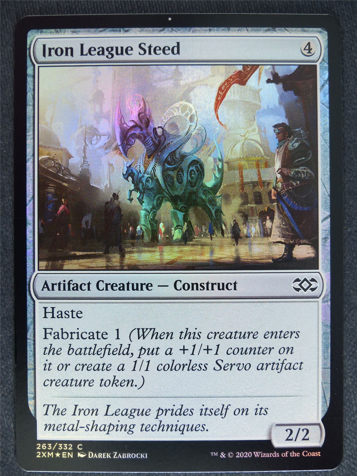 Iron League Steed Foil - Double Masters - Mtg Magic Cards #2R