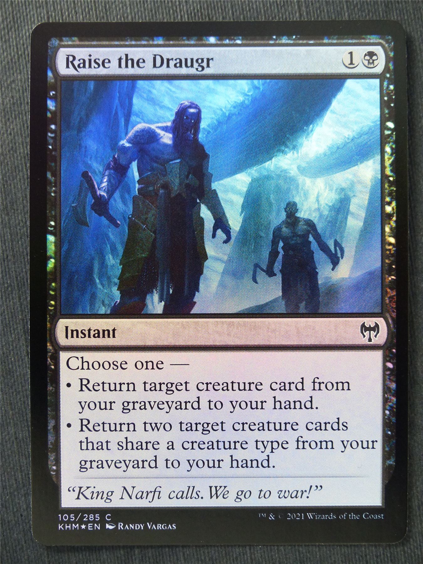 Raise the Draugr Foil - Mtg Magic Cards #ZU