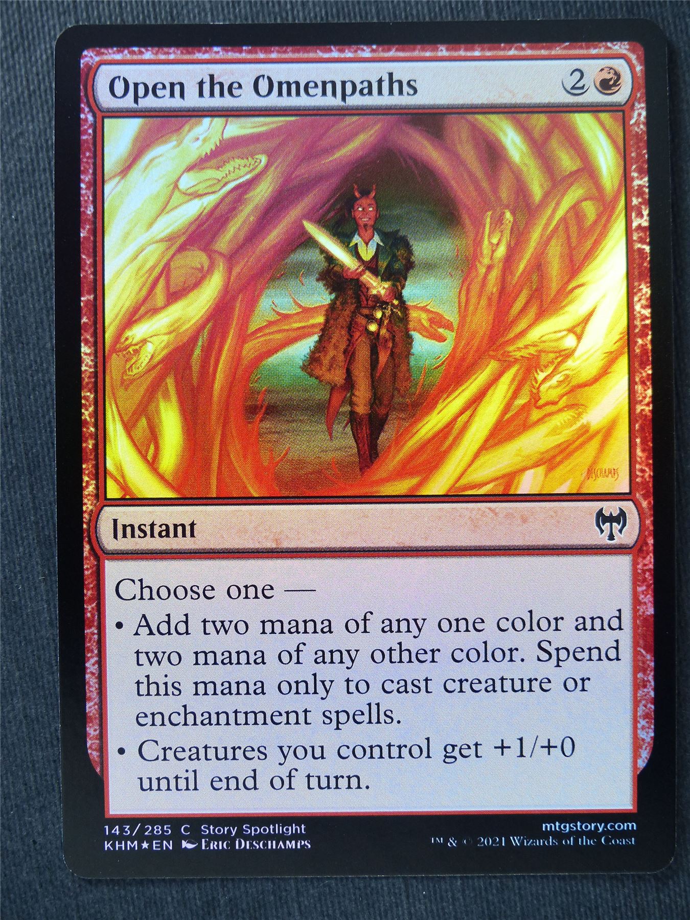 Open the Omenpaths Foil